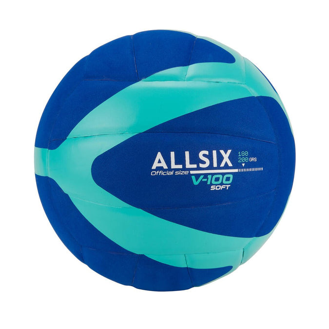 





Ballon de Volleyball V100 Soft 180 - 200 g pour les 4 à 5 Ans - Bleu - Decathlon Maurice, photo 1 of 6