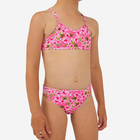 





Maillot de bain 2 pièces rose boni 100