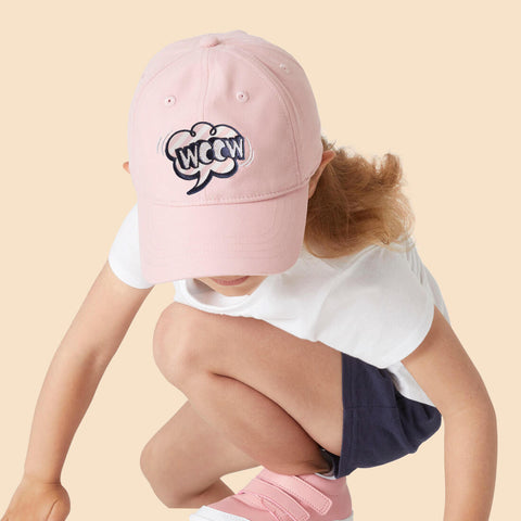 





Casquette multisport ajustable bébé mixte, Rose blanc terracotta