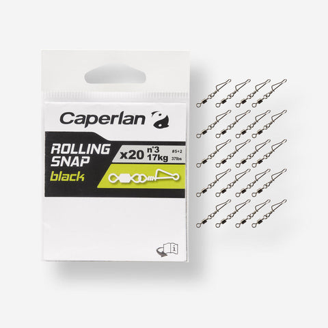 





EMERILLON AGRAFE PÊCHE ROLLING SNAP BLACK