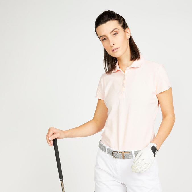 





Polo de golf manches courtes femme WW500 rose pâle, photo 1 of 6