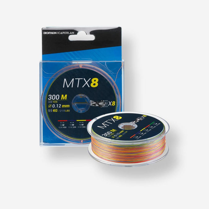 





Tresse 8 brins MTX8 MULTICOLORE 300M 20/100 en mer, photo 1 of 3