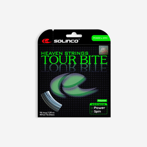 





CORDAGE DE TENNIS MONOFILAMENT SOLINCO Tour Bite 1,25mm  12 M GRIS