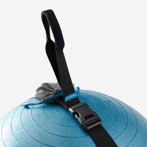 





SANGLE DE TRANSPORT RÉGLABLE SWISS BALL - FITNESS - NOIR