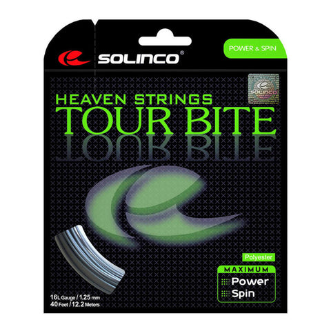 





CORDAGE DE TENNIS MONOFILAMENT SOLINCO Tour Bite 1,25mm 12 M GRIS - Decathlon Maurice