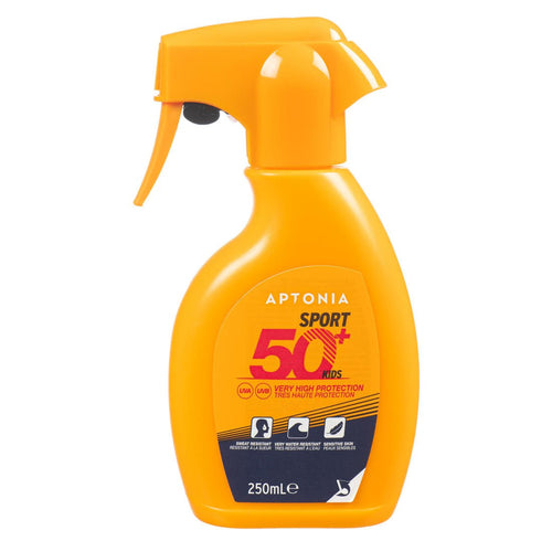 





Crème de protection solaire SPORT en spray gâchette IP50+ 250 mL - Decathlon Maurice