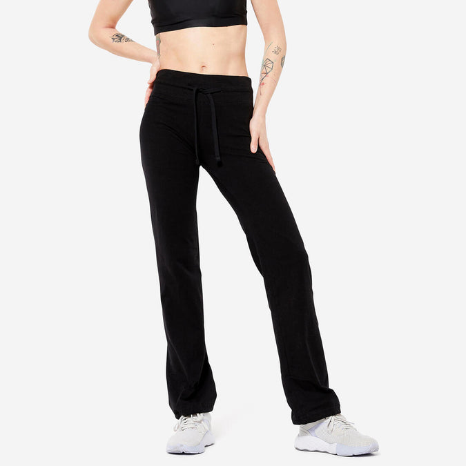 Long stretch cotton fitness leggings for women Fit