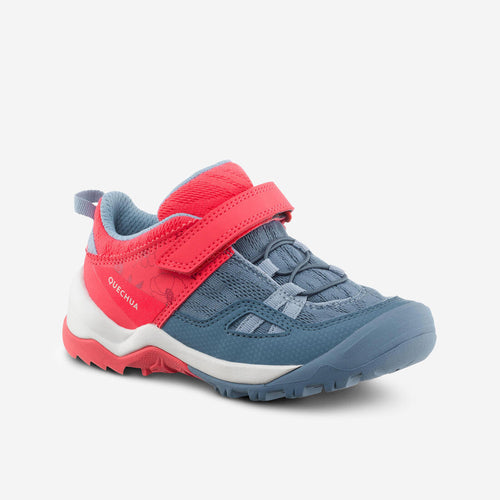 





Chaussures de randonnée enfant à scratch Crossrock rose bleue du 24 AU 34