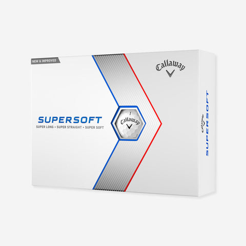 





Balles golf x12 - CALLAWAY Supersoft blanc