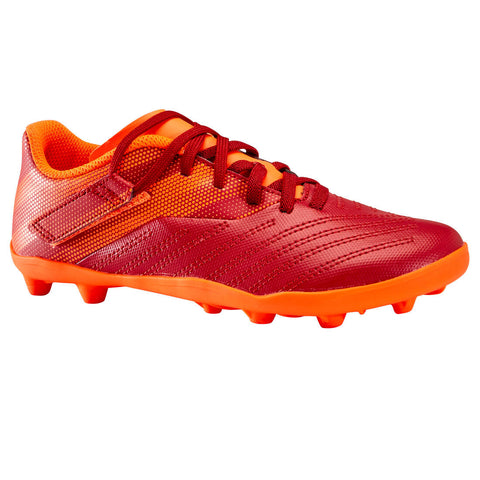 





Chaussure de football enfant terrain sec AGILITY 140 FG Scratch Rouge Bleue