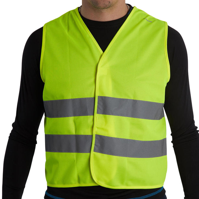 Gilet jaune velo decathlon hotsell