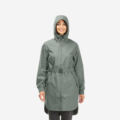 





Veste longue imperméable de randonnée - Raincut Long - Femme