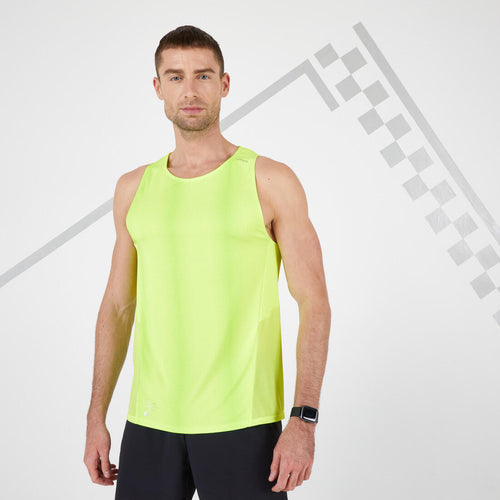 





Débardeur de running Homme - KIPRUN Run Light Jaune acide