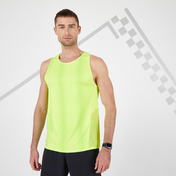 





Débardeur de running Homme - KIPRUN Run Light Jaune acide, photo 1 of 7