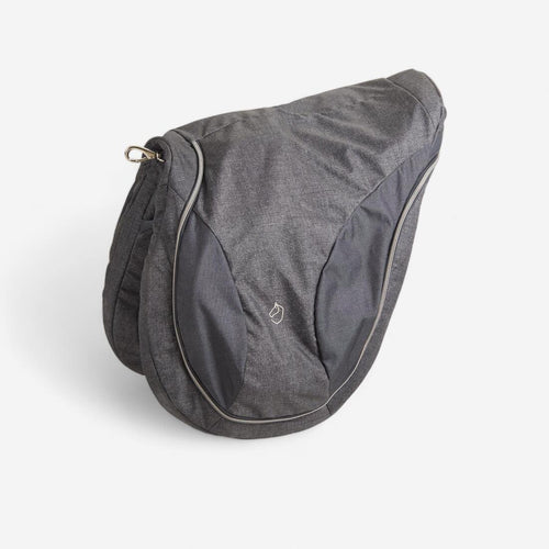 





Sac à selle équitation gris