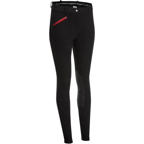 





Pantalon équitation femme 140 basanes agrippantes noir