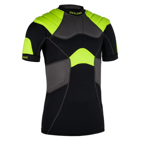 





Épaulière rugby homme R500 noire jaune