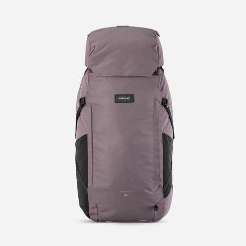 





Sac à dos de voyage et trekking ouverture valise 60 + 6 L Femme - Travel 900