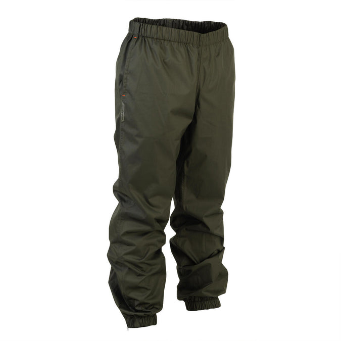 





SURPANTALON CHASSE LEGER ET IMPERMÉABLE VERT 100, photo 1 of 11