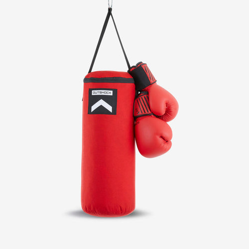 





Sac de frappe, gants de boxe enfant - rouge