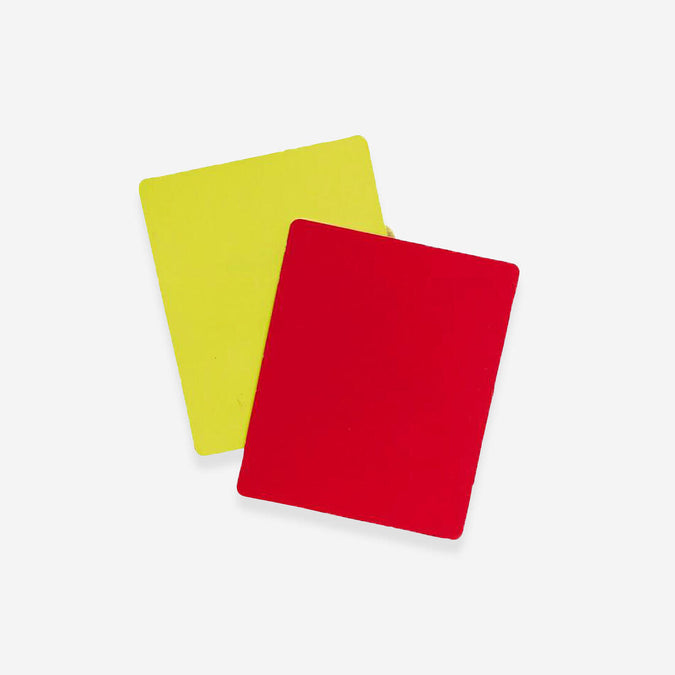 





Jeu de cartons arbitre jaune rouge, photo 1 of 1