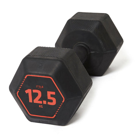 





Haltères de cross training et musculation 12,5 kg - Dumbbell hexagonale noire - Decathlon Maurice