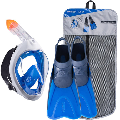 





Kit de snorkeling masque Easybreath 500 palmes Adulte - bleu - Decathlon Maurice
