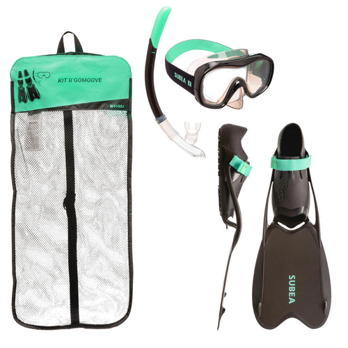 





Kit de snorkeling R'Gomoove Adulte noir vert - Decathlon Maurice