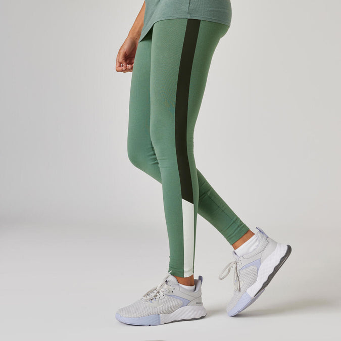 





Legging fitness long coton extensible respirant femme - Fit+ - Decathlon Maurice, photo 1 of 7