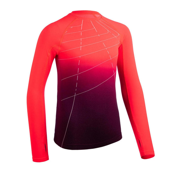 





maillot manches longues d'athlétisme pour fille AT 500 skincare corail fluo - Decathlon Maurice, photo 1 of 10