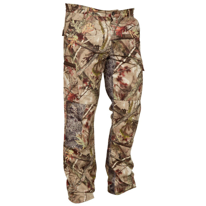 





PANTALON CHASSE 100 RESPIRANT SILENCIEUX COTON CAMOUFLAGE FORET - Decathlon Maurice, photo 1 of 9