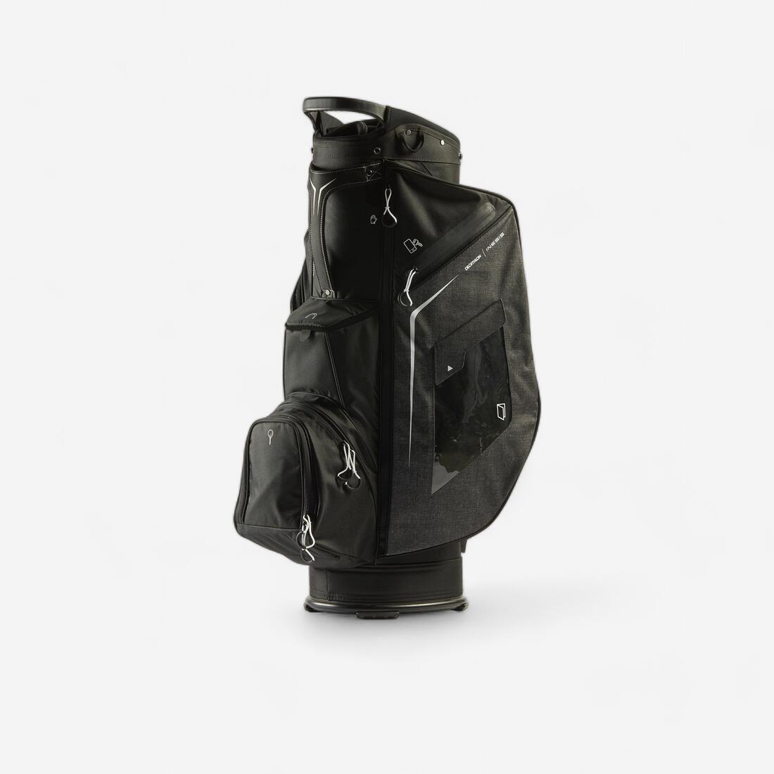 Cart Inesis Sac Golf Golf Cart Bag- INESIS Cart Black INESIS Decathlon