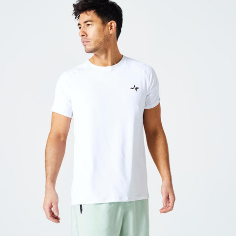 





T-shirt de fitness essentiel respirant col rond homme - Decathlon Maurice