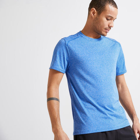 





T-shirt de fitness essentiel respirant col rond homme chiné - Decathlon Maurice