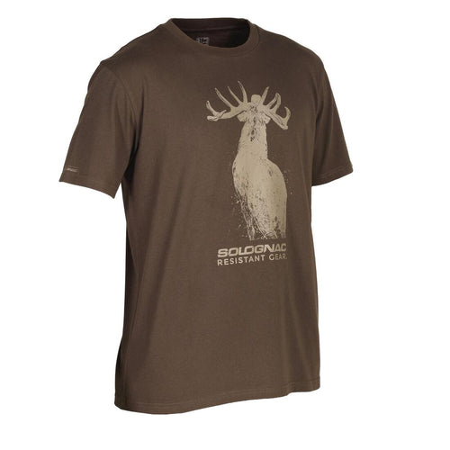 





T-shirt manches courtes chasse coton Homme - 100 Sanglier - Decathlon Maurice