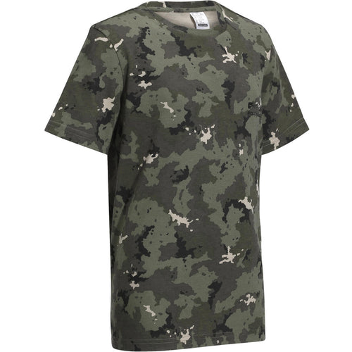 





T-shirt manches courtes chasse coton Junior -100 camouflage island - Decathlon Maurice
