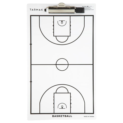 





Tablette d'entraîneur de basketball Tarmak avec feutre effaçable. - Decathlon Maurice