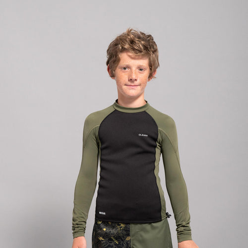 





tee shirt anti UV enfant manches longues surf NEO noir kaki - Decathlon Maurice