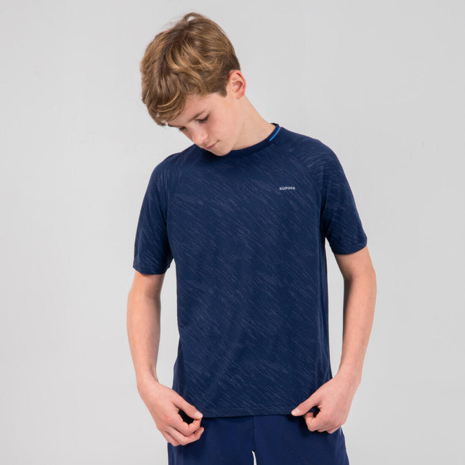 





Tee-shirt manches courtes enfant running et athlétisme KIPRUN Care bleu - Decathlon Maurice, photo 1 of 13